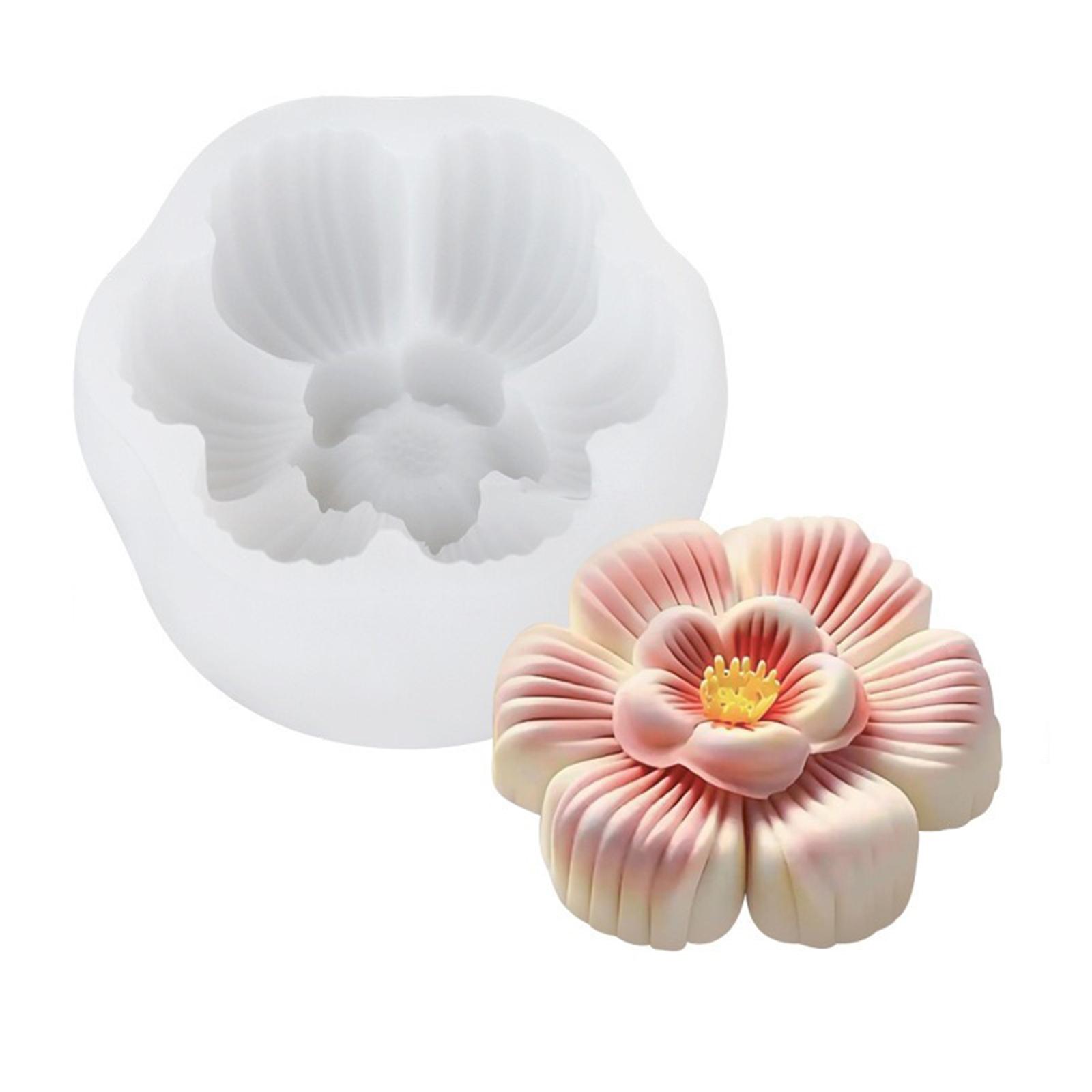 

Силиконовые формы для выпечки 3D-формы для тортов Формы для выпечки в форме цветка Многоразовые формы для десертов Силиконовая текстура для десерта B