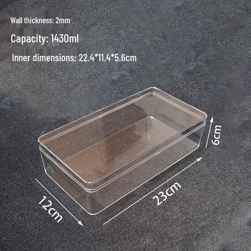 Clear Acrylic Rectangular Gift Box for Tea and Party Souvenirs