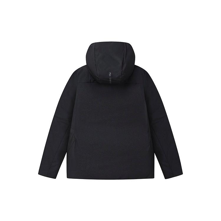 New FILA Down Jackets Men's Jet Black F11M147908FBK