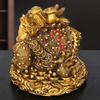 Feng Shui Kupferkröte Ornament Ruyi Kröte Dreibeinig Wohnzimmer Geschäft Schreibtisch Dekoration