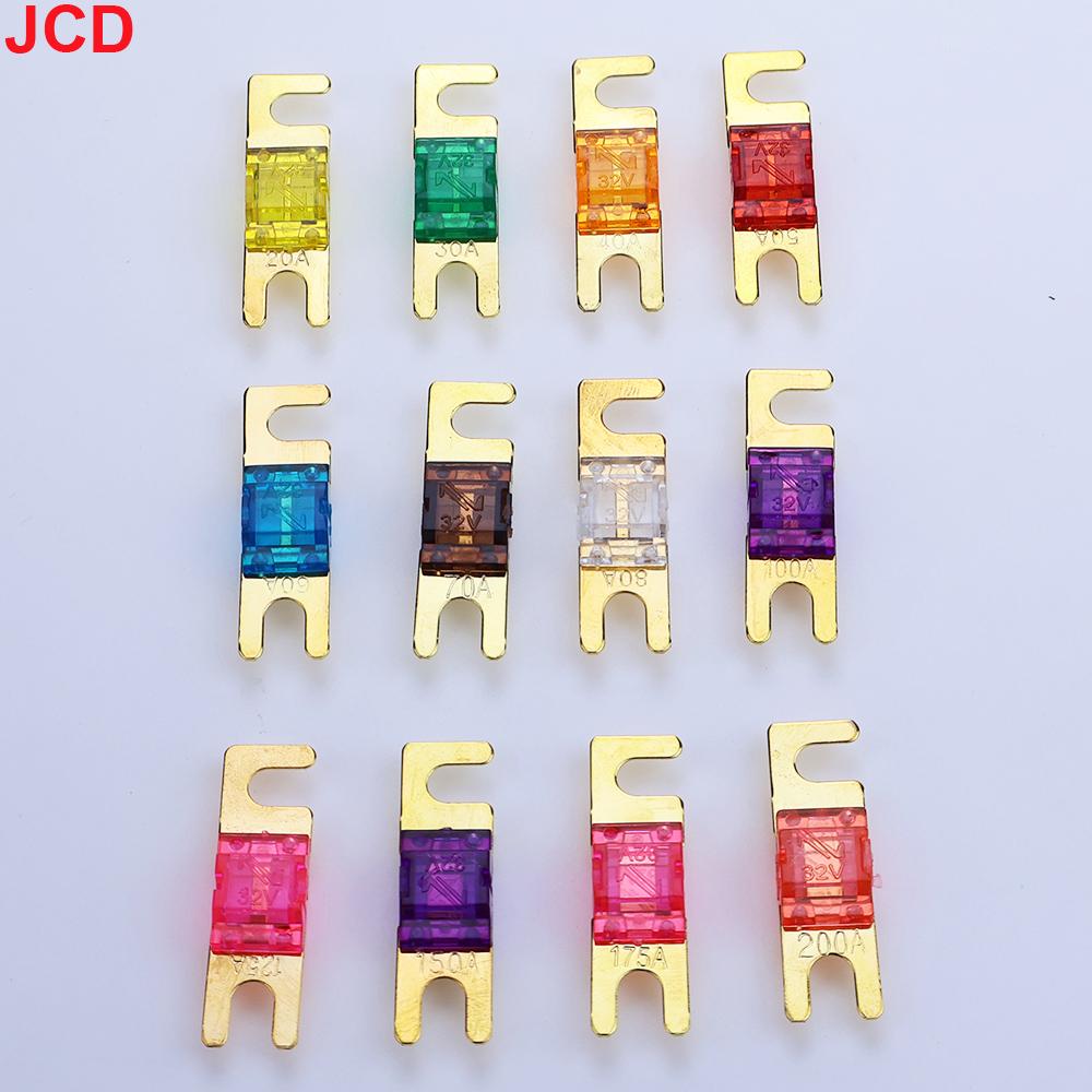 5/10pc U-Shaped Stud Car Fuses Mini Car Stereo Audio AFS Fuse 20A 30A 40A 50A 60A 70A 80A 100A 125A 150A 170A 200A 32V Auto Fuse Fuse Holders1