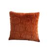 1PCS Halloween Plush Faux Fur Pillowcase Comfortable Soft Pillow Case Pumpkin Pillow Cover for Couch Sofa Bedroom Home Decor