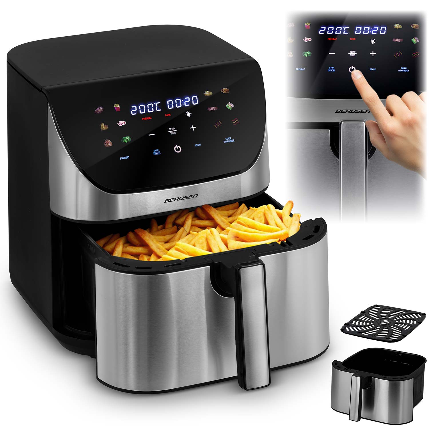 Air Fryer, Berdsen 8 L /