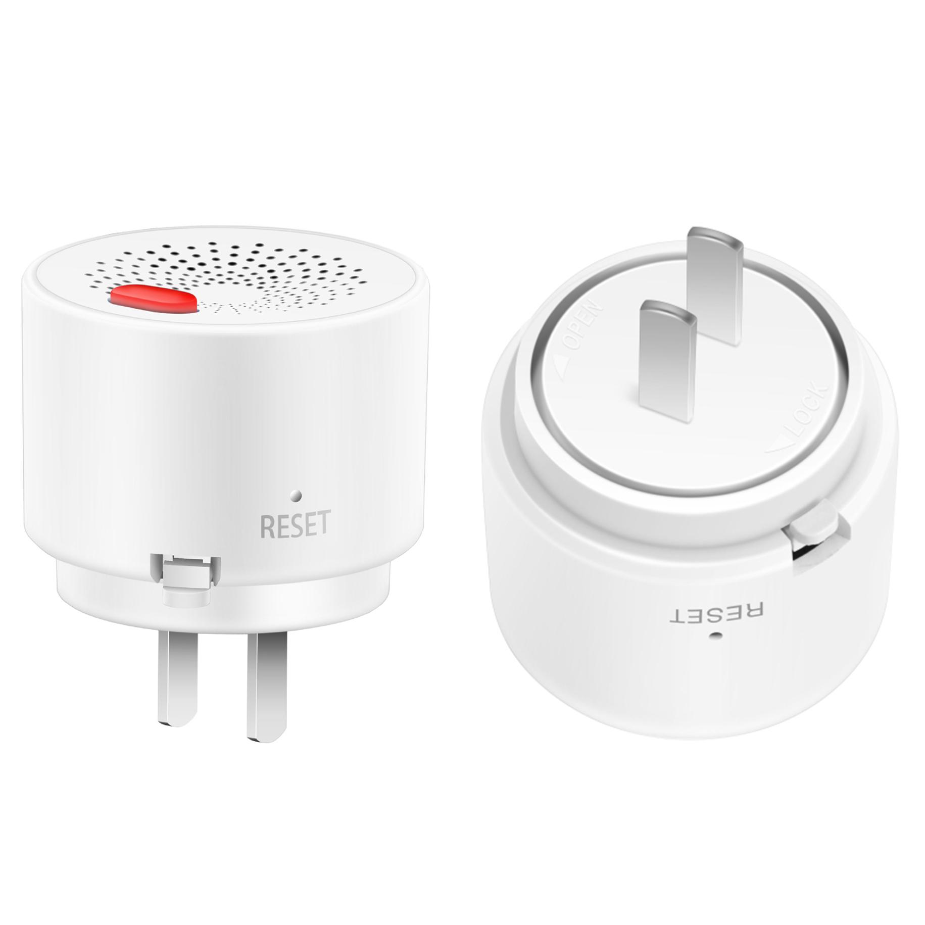 Датчик утечки газа WiFi Tuya Сигнализация природного газа Вставляемый детектор взрывоопасного газа для дома A