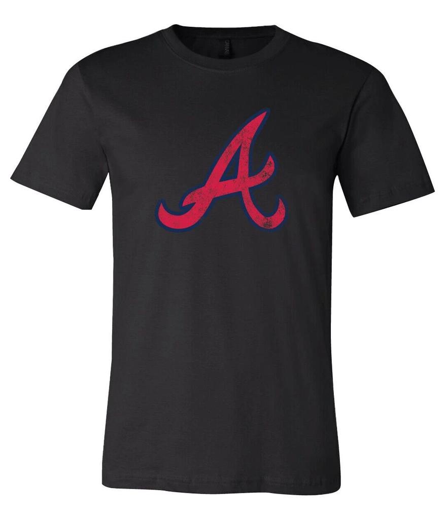 Atlanta Braves A Logo Distressed Vintage Logo T-Shirt Sizes S-6XL!!