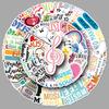 51 Creative Music Cartoon Stickers: Waterproof Graffiti Decorations for Phones and Planners
