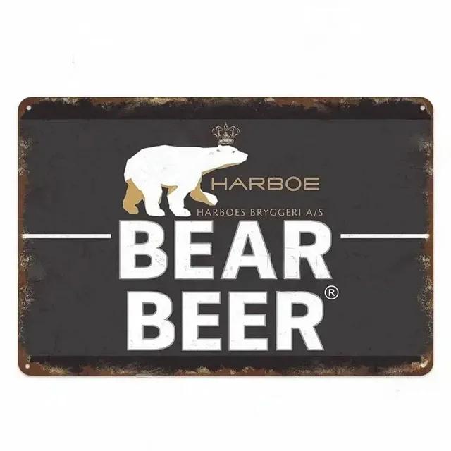 Vintage Metal Tin Signs Plaque  Erdinger Veltins Wall Decoration  Iron Art Posters for Man Cave Home Cafe Garden Club Bar  Retro