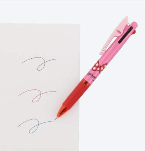 Disney Ballpoint Pen 3 Colors Minnie Stationery Tokyo Disney Resort TDR JETSTREAM (Jetstream) (Black, Red, Blue) (Minnie Mouse)