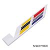 3D Metal V Logo Badge Sticker Front Grill Side Fender Rear Trunk Emblem Decal