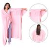 Cozy Flannel Winter Wearable Blanket Thickened Warm Office Nap Blanket Soft Cape Office