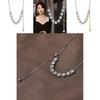 Inspired Ins Unique Titanium Steel Necklace With Dazzling Zircon Detail For Womens Fashion
