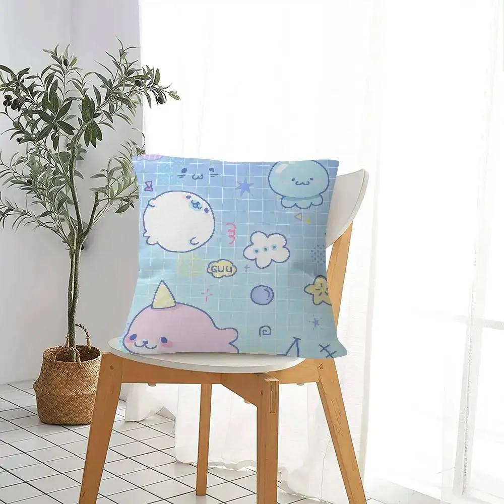Kawaii Cartoon Mamegoma Anime Personalized Pillow Dust Cover Bedroom Kids Party Decoration Pillowcase Birthday Children Gift