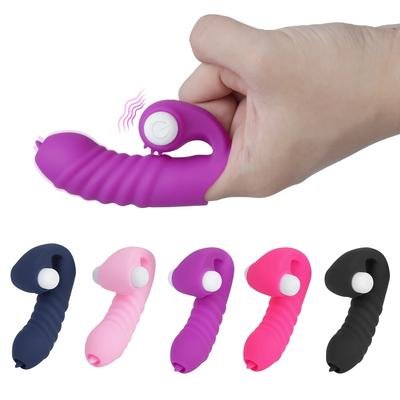 Massaggiatore Lingua Stimolazione Vaginale Prodotti per Adulti Mini Vibratore a Dito Punto G Giocattoli Sessuali per Donne Giocattolo Erotico Stimolatore Clitorideo