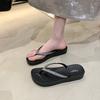 Wear rhinestone diamond versatile trendy bright cool slippers herringbone slippers drill medium non-slip beach beach broken water wash