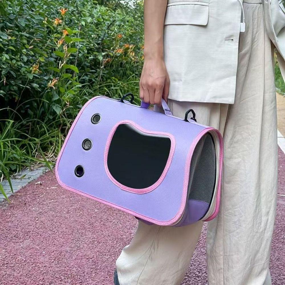 Multi Functional Pet Outing Bag Large Space Foldable Cat Bag Portable Pet Carrying Bag  Small Dogs