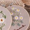 Daisy Small Fresh Handmade Diy Fabric Novice European Embroidery Flower Material Package Kit Needle And Thread Set Life