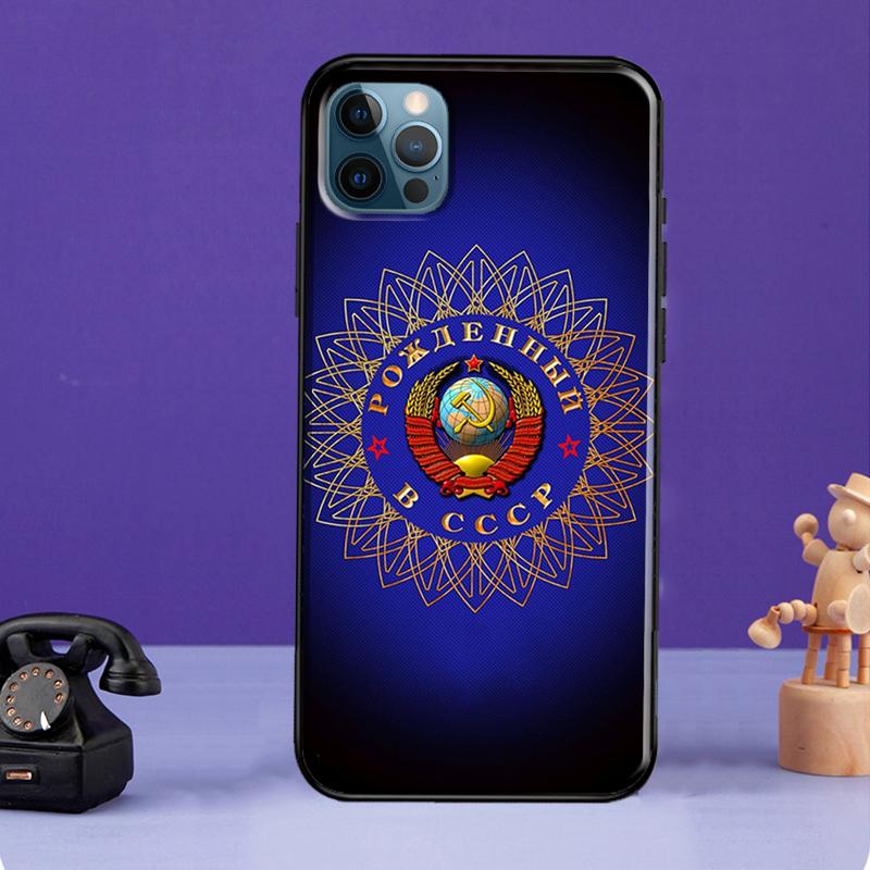 

Чехол с флагом СССР для iPhone XR X XS Max SE 2020 7 8 Plus, чехол для телефона iPhone 11 14 12 13 Pro Max Mini iPhone 14Pro MAX
