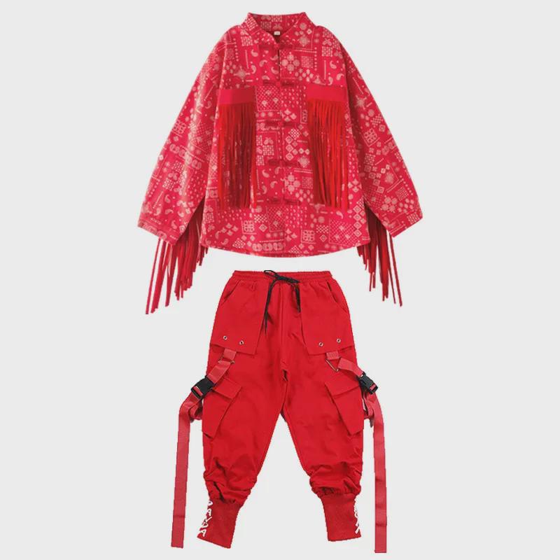 Trendy Kids' Street Dance Hip-Hop Sportswear Set - Cool, Loose-Fit for Boys and Girls