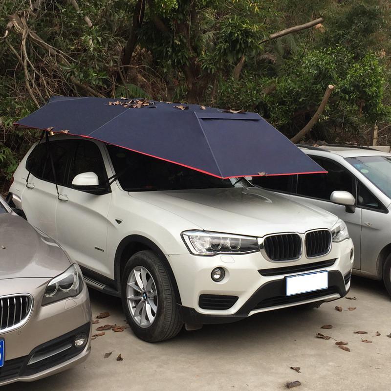 Outdoor Sun Protection and Insulation Car Sunshade Umbrella Fully Automatic Car Canopy Foldable Mobile Car Canopy