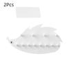 2Pcs Wall Mounted Hedgehog Jewelry Hook Dual Layer Sticky Hook  Necklace Chains Storage