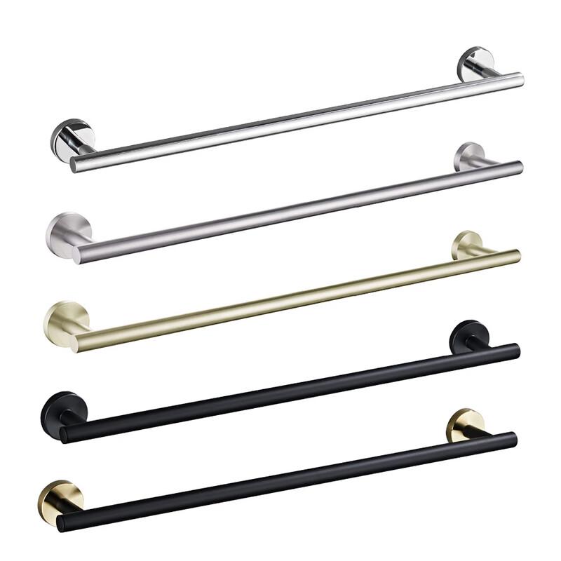 304 Stainless Steel Single Bar Bathroom Towel Rack