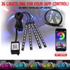 LED Lights for Motorcycle Accessories RGB APP Sound Control Moto Backlight Flexible Waterproof Decoration Light Neon Strip 12v