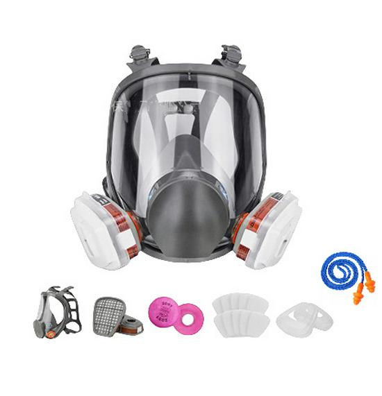 6800 Stijl Beschermend Gasmasker voor Spuitverf, Pesticiden, Chemicaliën, Decoratie en Formaldehyde