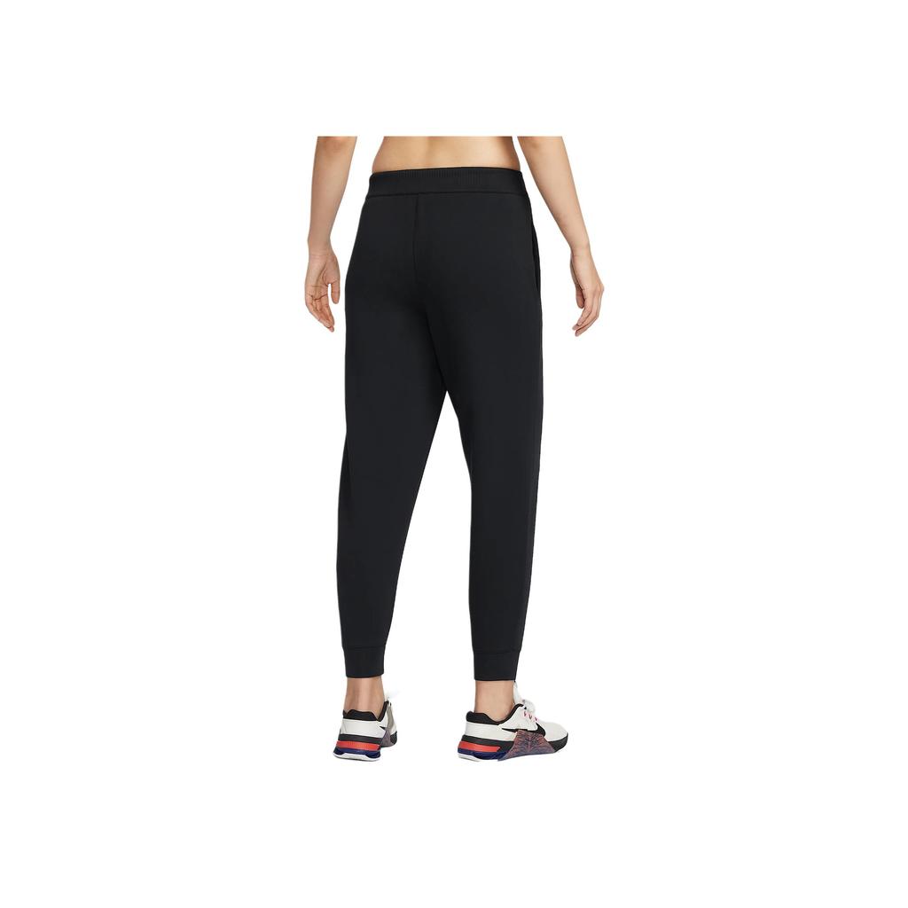 Nike Dri-Fit 24.7 Unglaublich Weiche Mid-Rise Lauf-Schweißableitende Bequeme Schnelltrocknende Gestrickte Sporthose Damenunterteile Schwarz HQ8185010