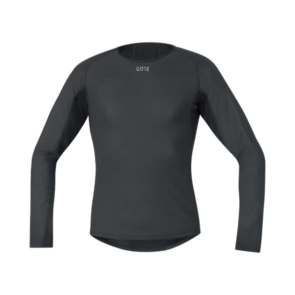 Gorewear M Base Layer Windstopper Thermo Long Sleeve - Black (Men S) Windproof Fleece-Lined Long Sleeve S