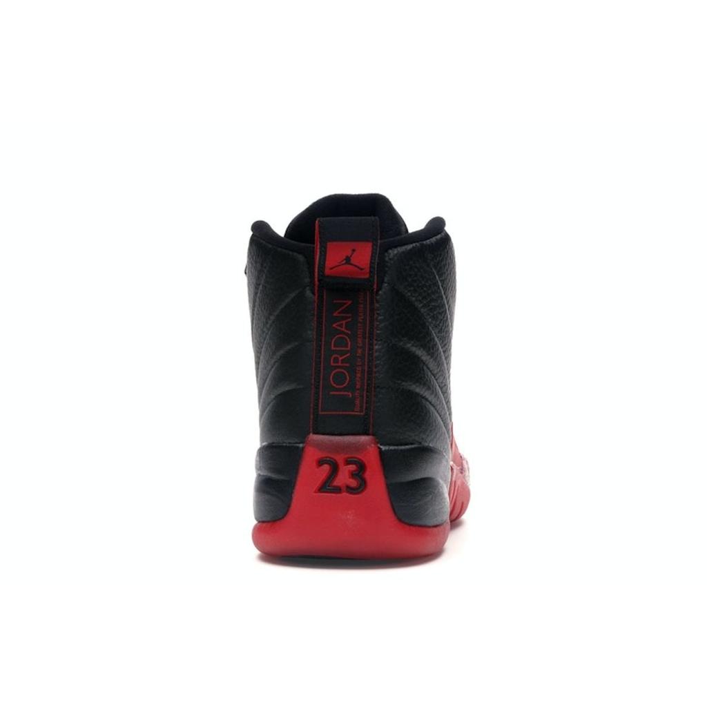 Air Jordan 12 Retro Flu Game 2016 Men Sneakers Black Black Varsity-red 130690-002