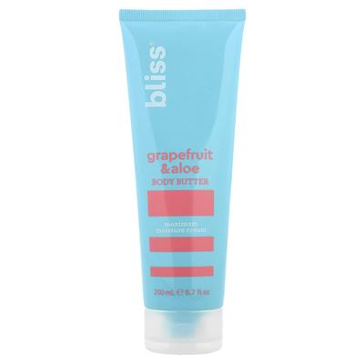 Bliss, Ķermeņa sviests, Greipfrūts un alveja, 200ml (6,7 fl unces)