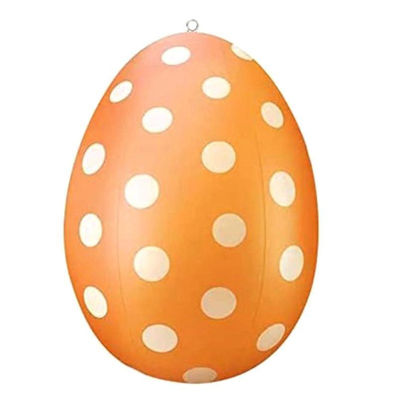 AEE4-Inflatable Easter Eggs, Easter Eggs, Easter Decoration Easter Eggs For Hanging Outdoor Easter Eggs Decoration оранжевый
