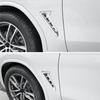 NEW-1Pair Front Side Fender Air Outlet Cover Trim For BMW X3 G01 X4 G02 2018-2025 Car Styling Vent Fender Accessories Chrome Sil