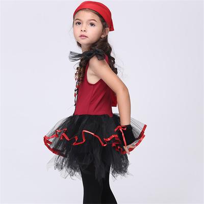 Halloween Girls Pirate Costume Tutu Princess Dress