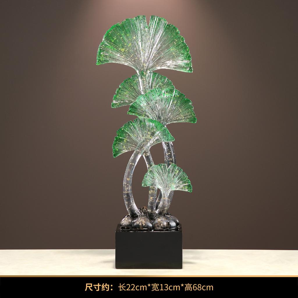 Large-leaf Ginkgo Leaf Ornament, Suitable for Home Decoration, Living Room, Entryway, Handicrafts, Housewarming, or Business Opening Gifts
