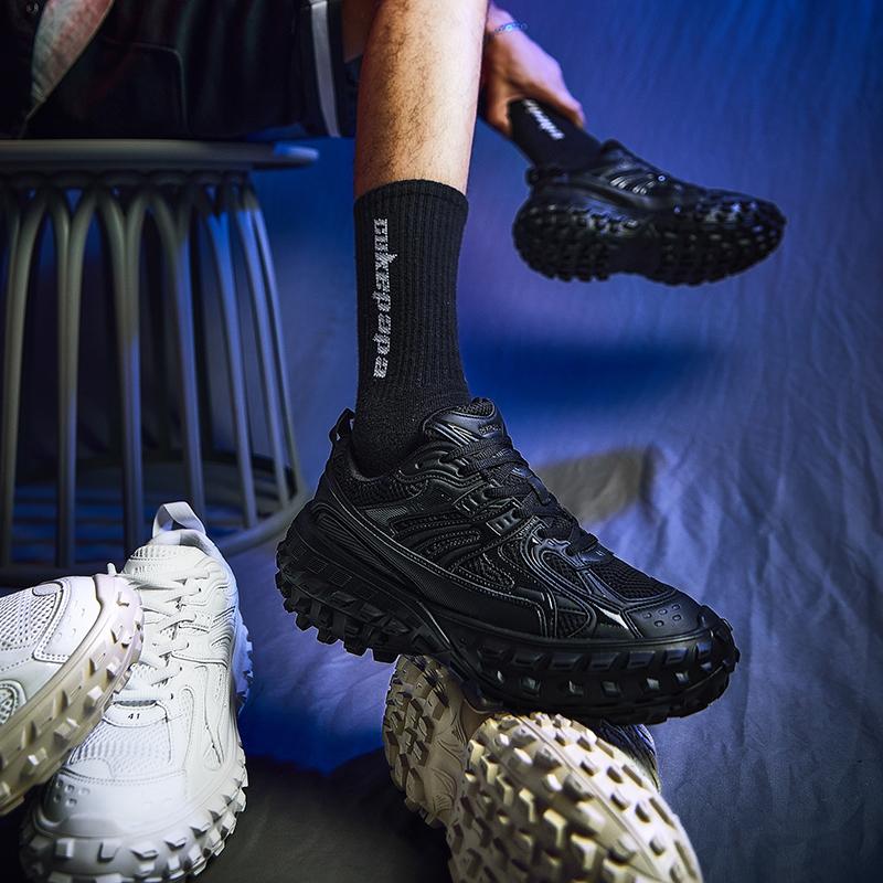 Chaussures de sport décontractées à semelle épaisse pour couple, nouvelles chaussures de course durables et rembourrées pour printemps/été