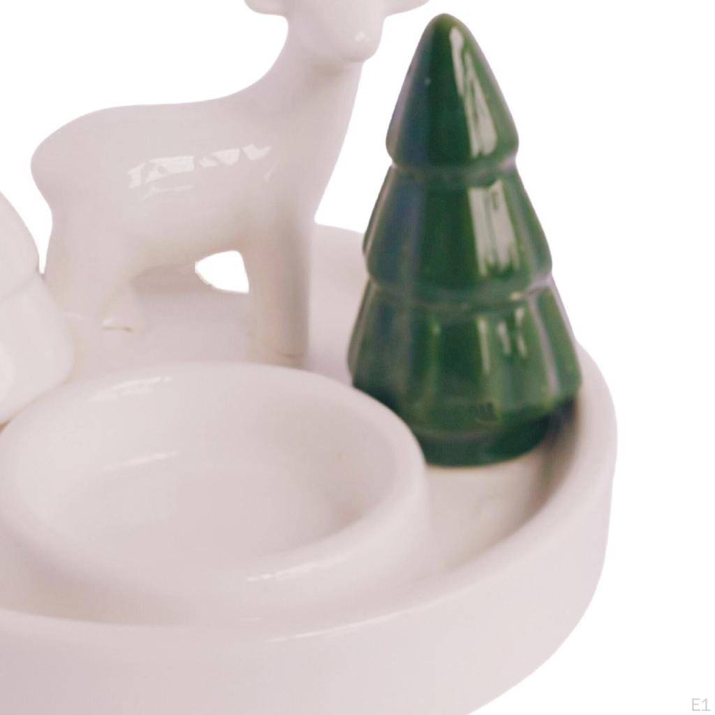 Weihnachts-Kerzenständer Ständer Partyzubehör Kerzenleuchter Tablett Teelicht für Wohnzimmer