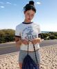 AMES-WORLDWIDE Vintage Star Tee Cream