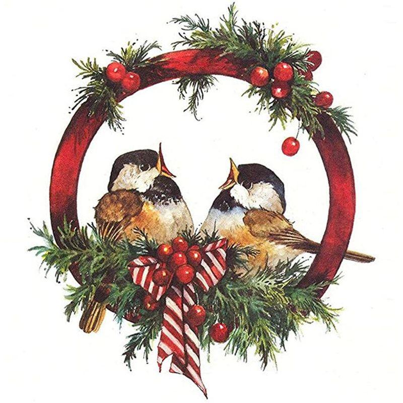 

Зимняя алмазная живопись 5d Рождество Полный макет Алмазная картина Мозаика Вышивка крестом 5D DIY Алмазная вышивка Распродажа Новое поступление Домашний декор Full Round 20x20CM