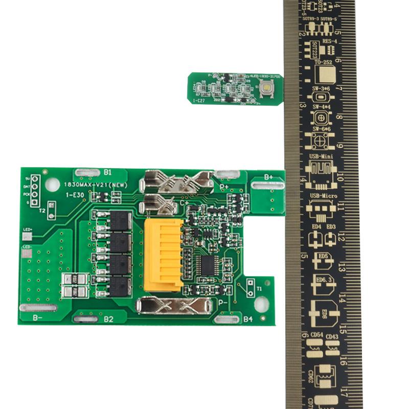 BL1815 5 X 21700 Li-ion Battery Case Charging Protection Circuit Board PCB LED Indicator Label Box For Makita 18V 3.0Ah Housings