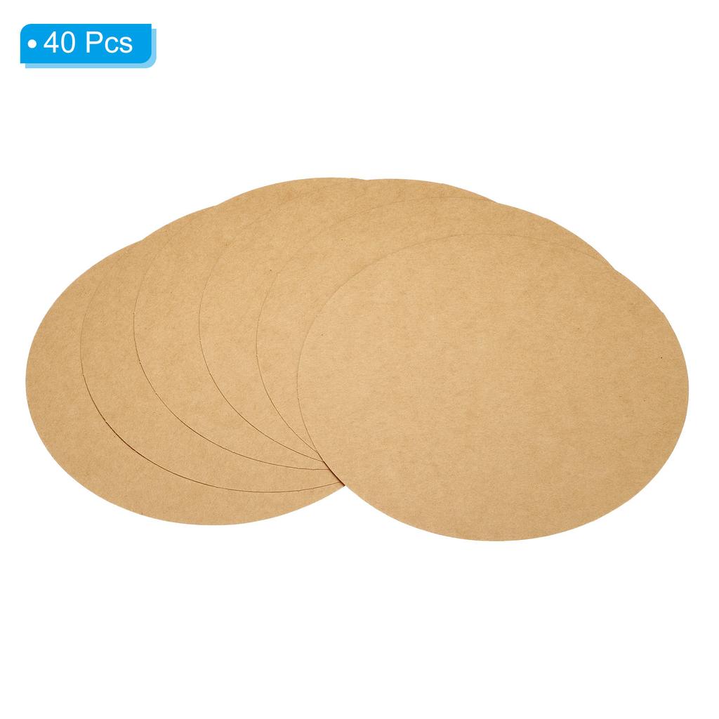 40pcs Round Cardboard Paper Blank Disc Circles Slices for Party Decorations DIY Craft Arts Drawing Painting Writing