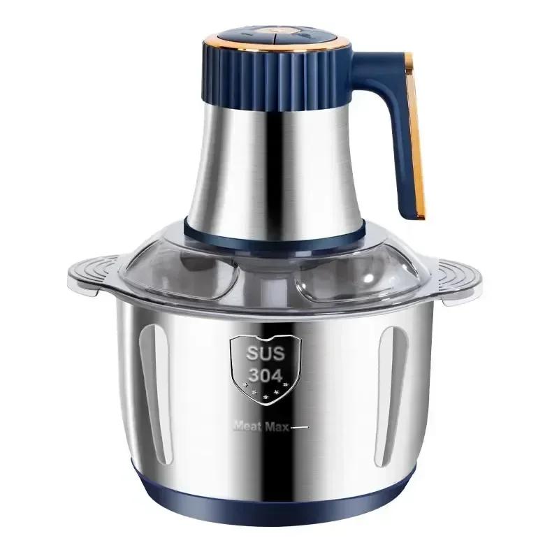 Electric Meat Grinders 304 Stainless Steel Food Crusher Multifunctional Vegetable Slicer Chopper Mincer Baby Food Processor