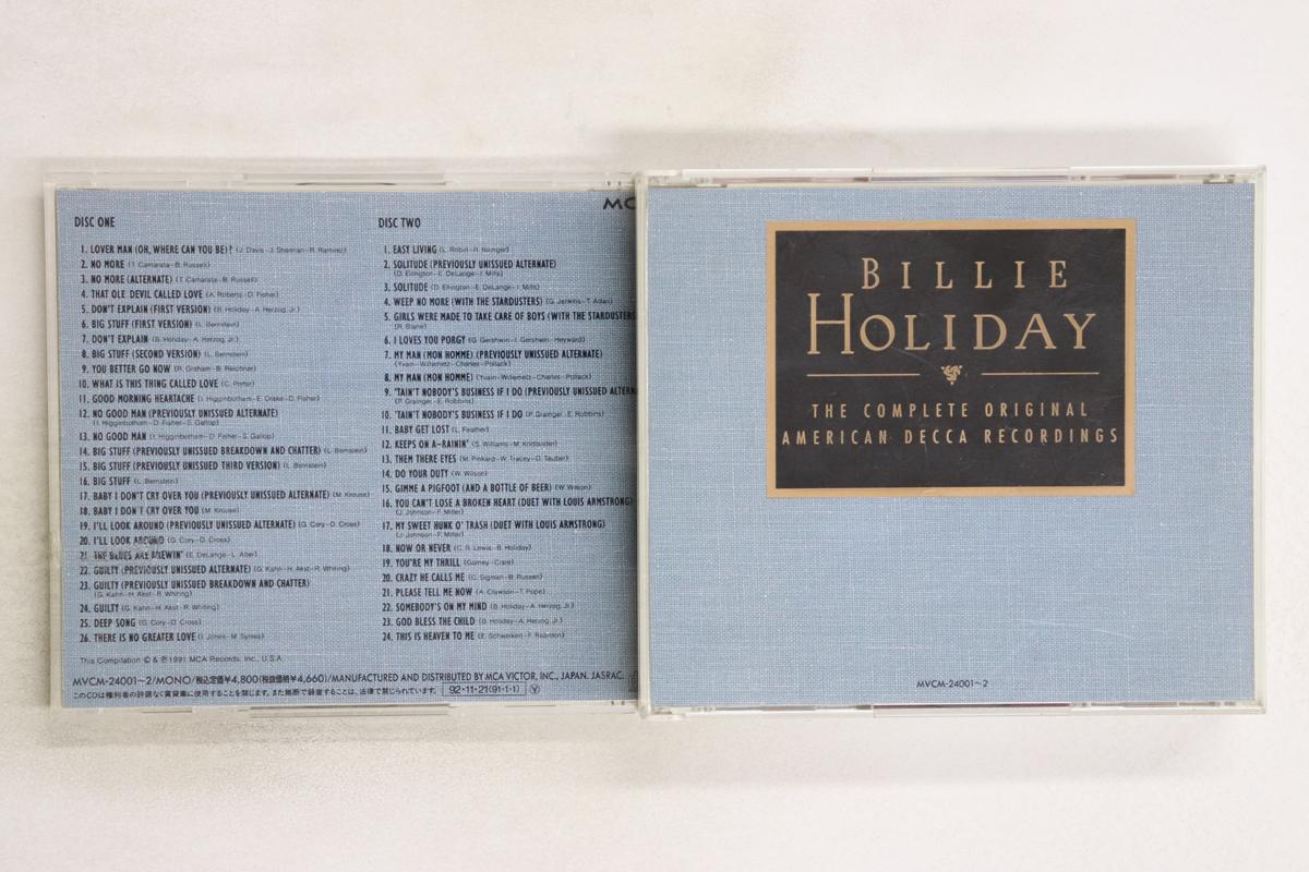 

CD БИЛЛИ ХОЛИДЕЙ - полная сессия Decca MVCM240012 Decca 1992 Япония Джаз Б/у