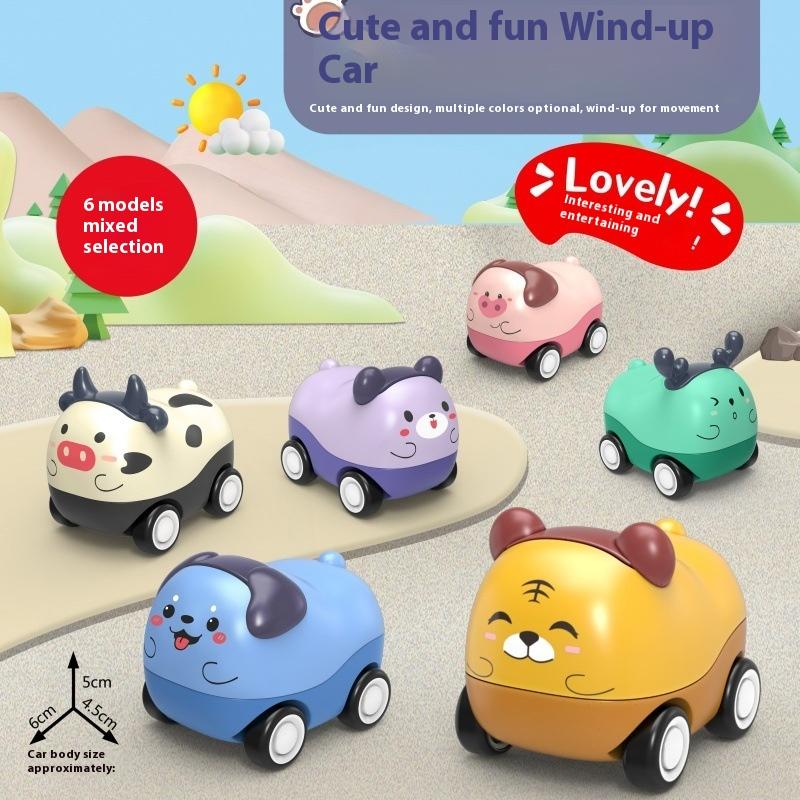 

Детская игрушечная машинка Мальчик Малыш Мультяшная Мини Инерционная машинка Игрушка-машинка 1-3 года Инженерная машина 6 pieces per set