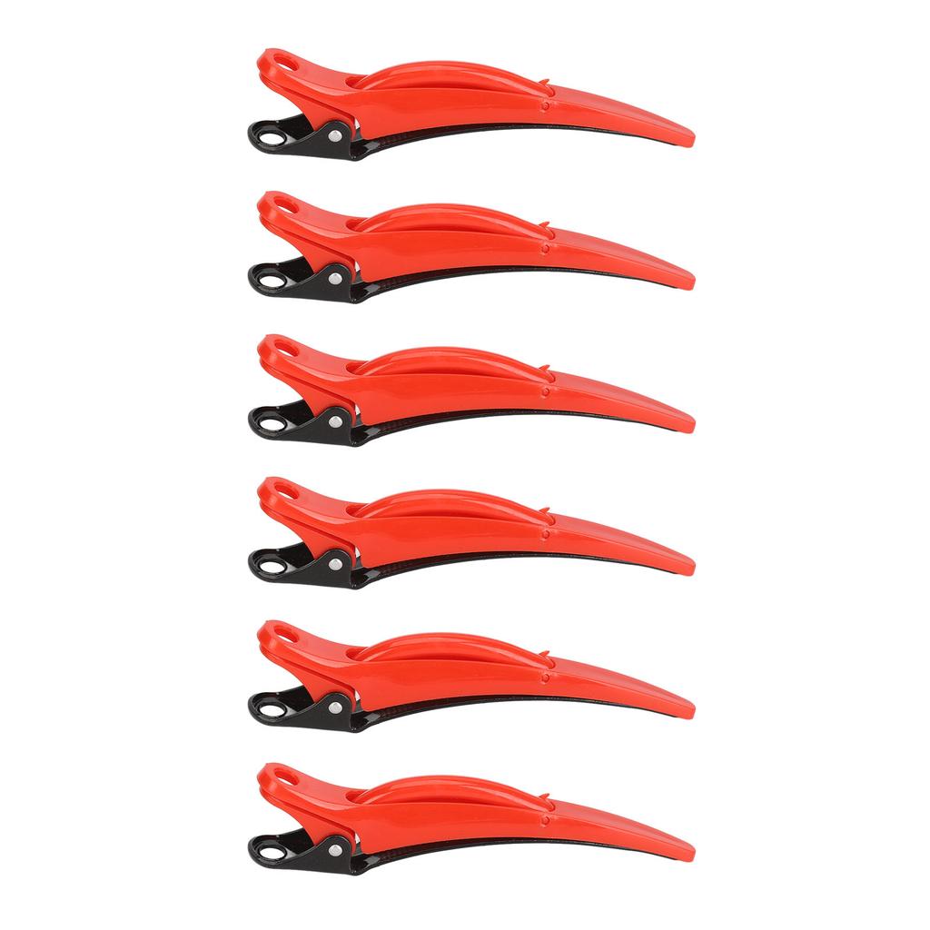 6Pcs Hair Clips for Sectioning Styling Prevent Slip Multifunction Professional Salon Hair Clips for