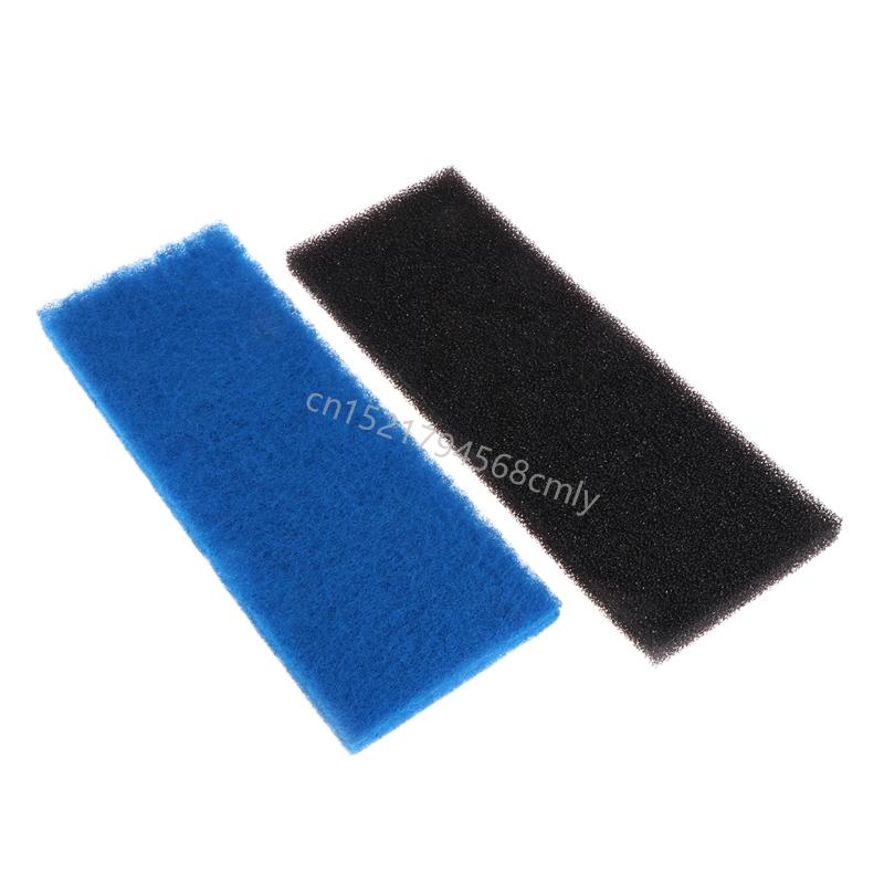 2-Pack Aquarium Replacement Media Cut To Fit Biochemical Sponge Foam Pad 6XDE