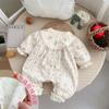 Ropa Bebe 2025 Autumn Baby Clothes Korean 0 To 12 Months Bodysuits & One-pieces Small Floral Girl Home Clothing Baby Jumpsuit