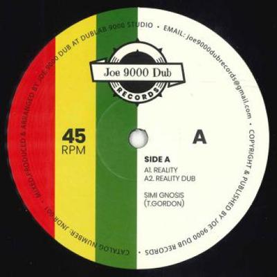 10-tums Skiva SIMI GNOSIS, JOE 9000 DUB / KING FI - Reality; (Dubba) / Mer verklighet; (Dub JNDR001 Joe 9000 Dub 2020 Brittisk Reggae, Ska & Dub