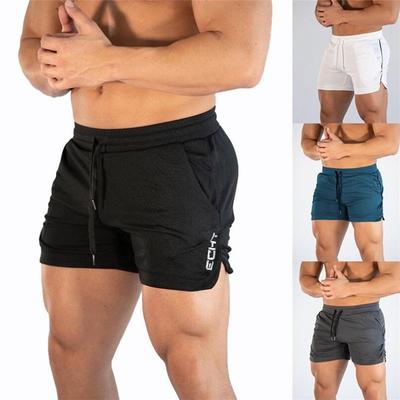 Fitness Sports Shorts Man Summer Gyms Workout Male Breathable Mesh Shorts Quick Dry Beach Short Pants Men Sportswear