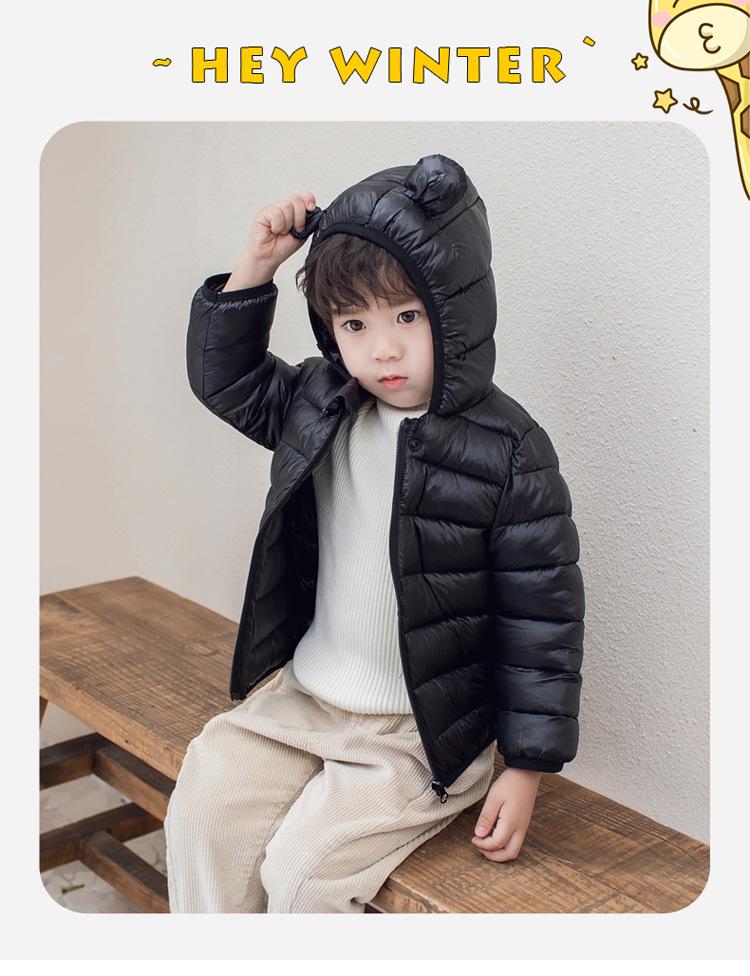Clearance: Baby Winter Cotton-Padded Coat - Lightweight Down for Toddlers, Boys and Girls